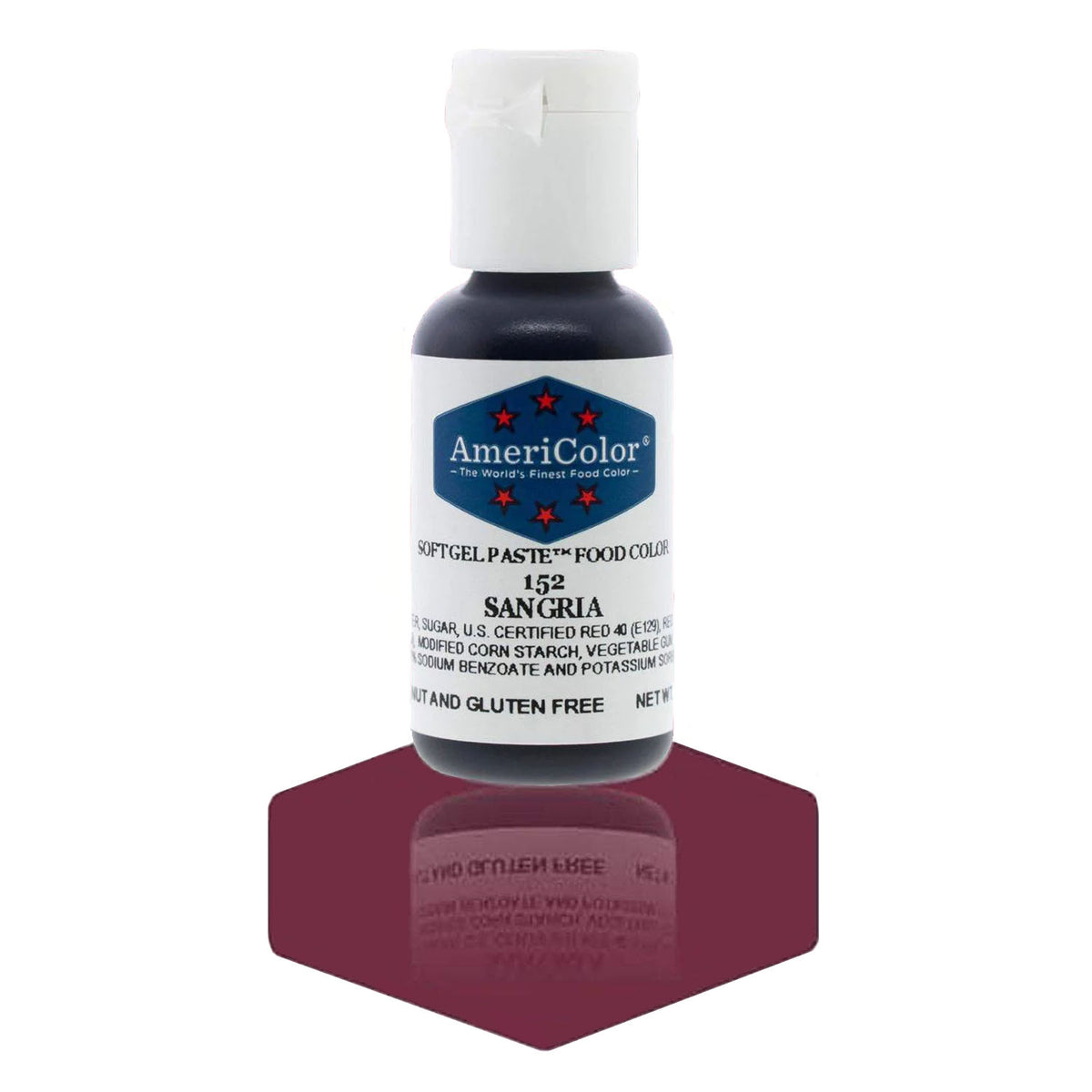 Soft Gel Paste AmeriColor Soft Gel Paste - SANGRIA - Food Coloring