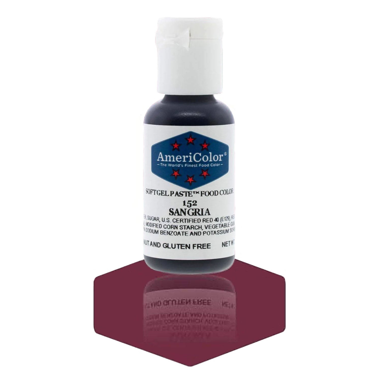 Soft Gel Paste AmeriColor Soft Gel Paste - SANGRIA - Food Coloring