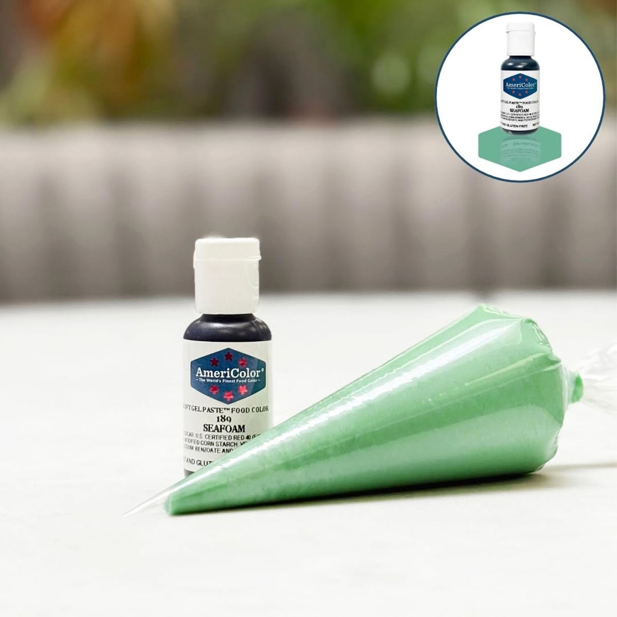 Soft Gel Paste AmeriColor Soft Gel Paste - SEAFOAM - Food Coloring