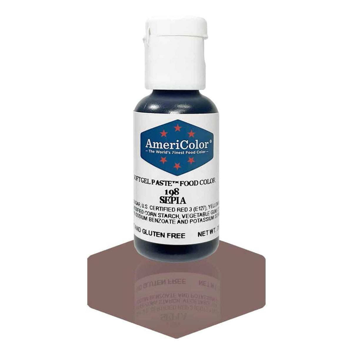 Soft Gel Paste AmeriColor Soft Gel Paste - SEPIA - Food Coloring