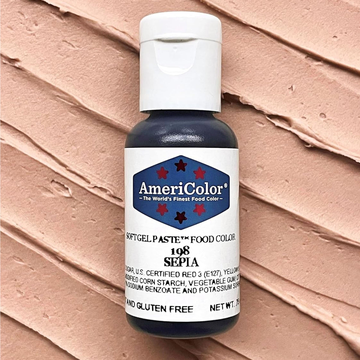 Soft Gel Paste AmeriColor Soft Gel Paste - SEPIA - Food Coloring