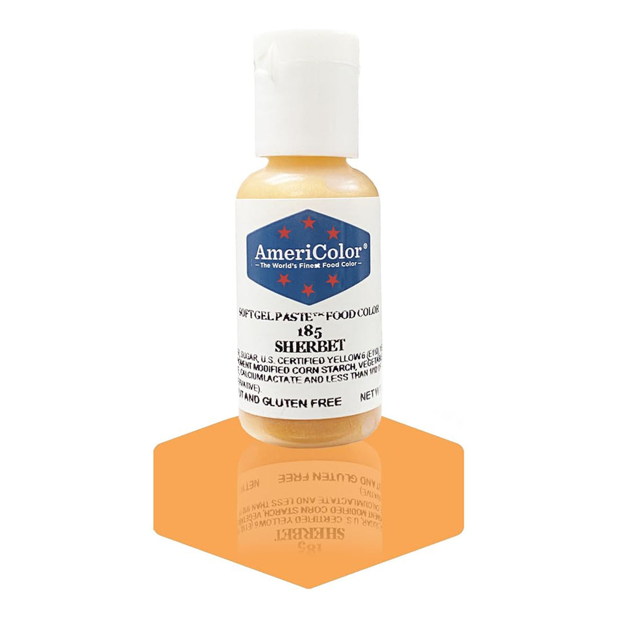 Soft Gel Paste AmeriColor Soft Gel Paste - SHERBET - Food Coloring