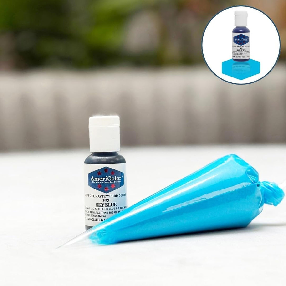 Soft Gel Paste AmeriColor Soft Gel Paste - SKY BLUE - Food Coloring