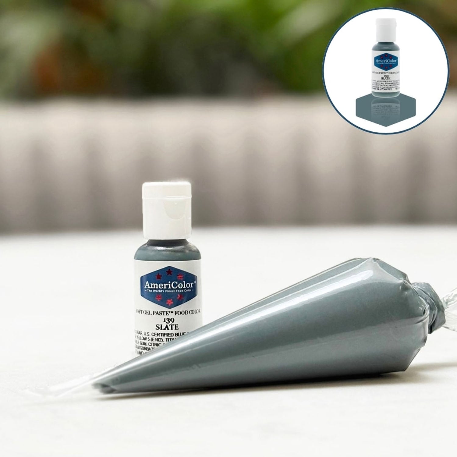 Soft Gel Paste AmeriColor Soft Gel Paste - SLATE - Food Coloring
