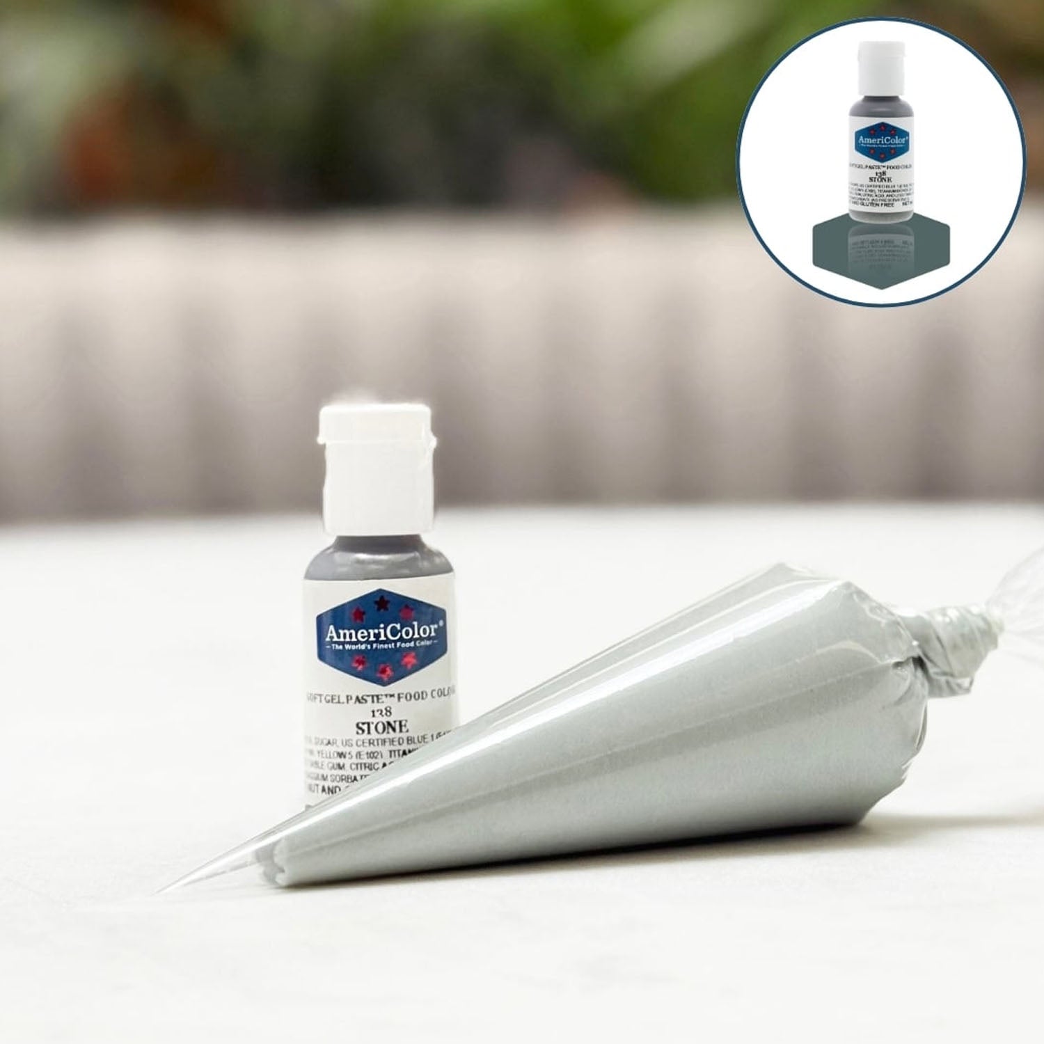 Soft Gel Paste AmeriColor Soft Gel Paste - STONE - Food Coloring