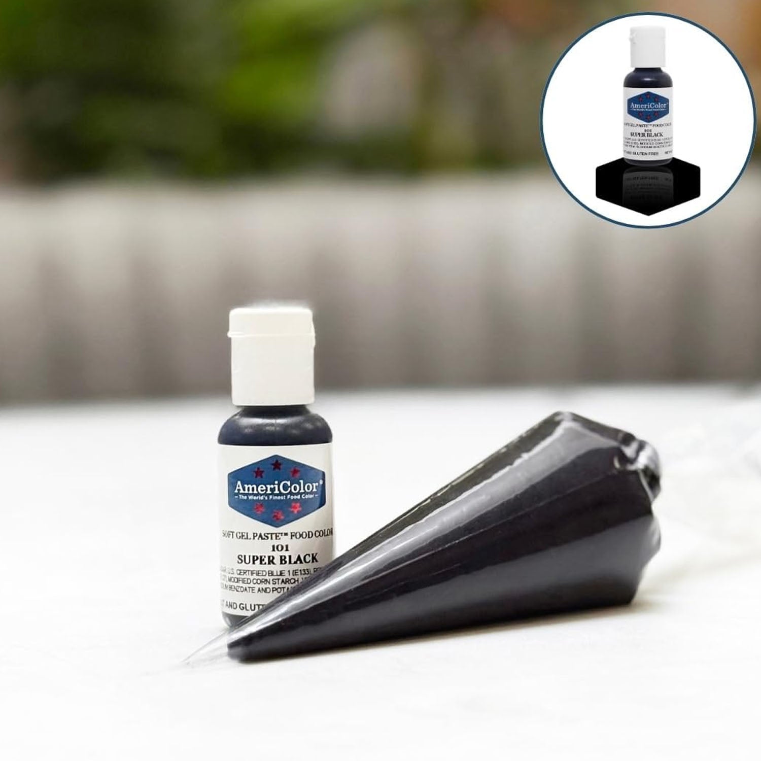 Soft Gel Paste AmeriColor Soft Gel Paste - SUPER BLACK - Food Coloring