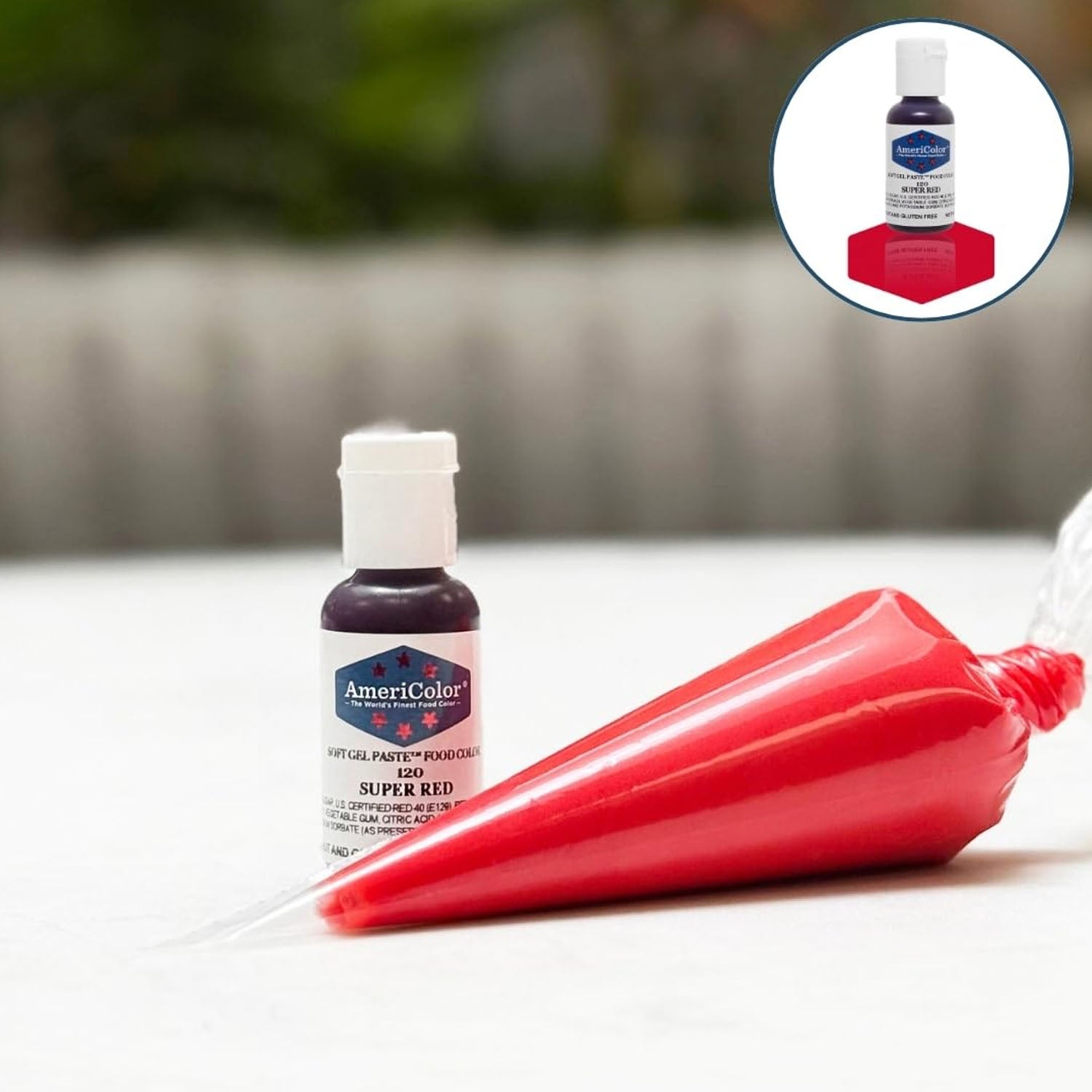 Soft Gel Paste AmeriColor Soft Gel Paste - SUPER RED - Food Coloring