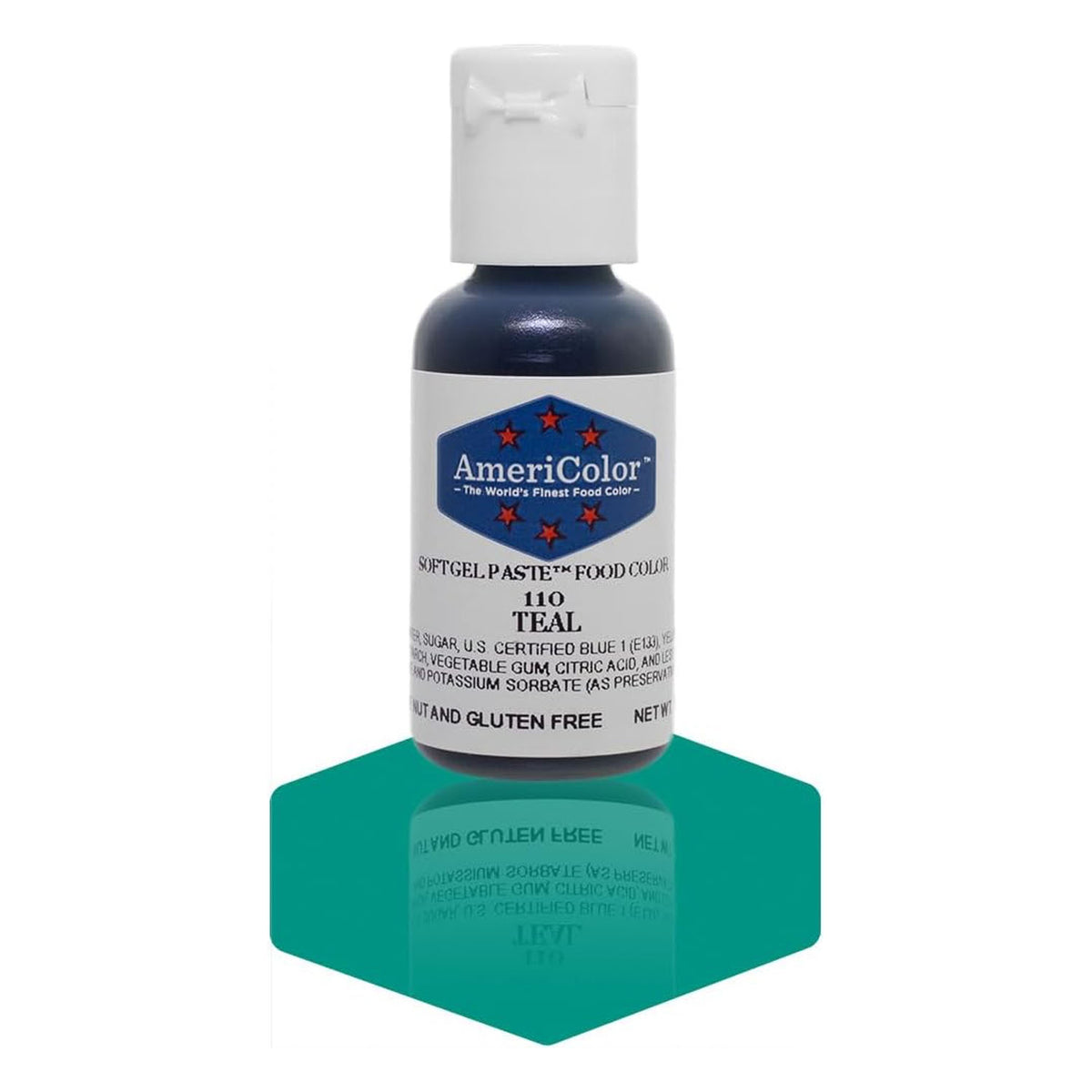 Soft Gel Paste AmeriColor Soft Gel Paste - TEAL - Food Coloring