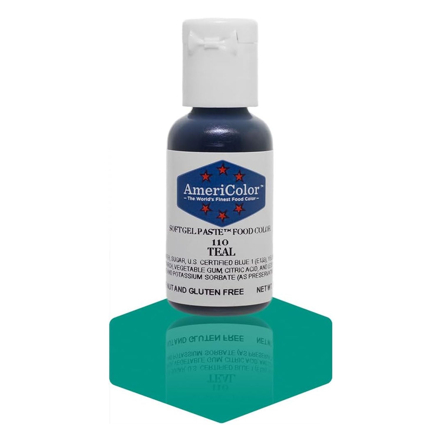 Soft Gel Paste AmeriColor Soft Gel Paste - TEAL - Food Coloring