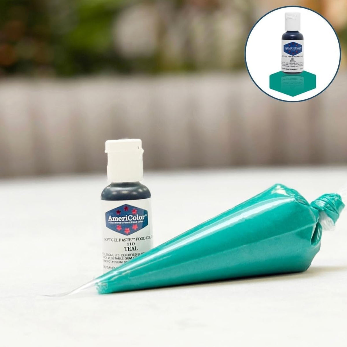 Soft Gel Paste AmeriColor Soft Gel Paste - TEAL - Food Coloring