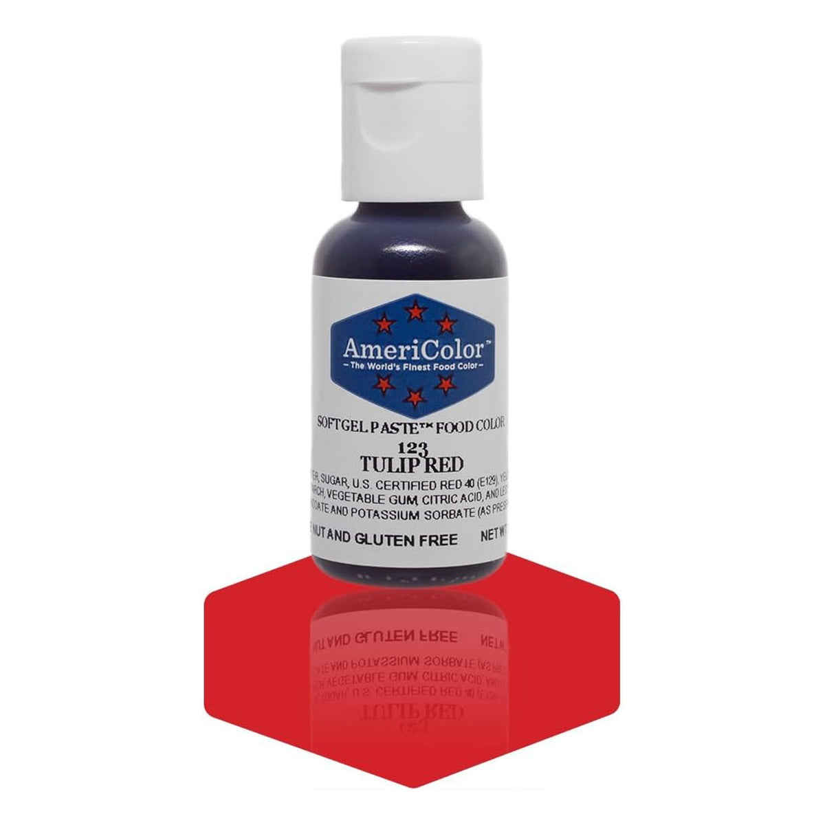 Soft Gel Paste AmeriColor Soft Gel Paste - TULIP RED - Food Coloring