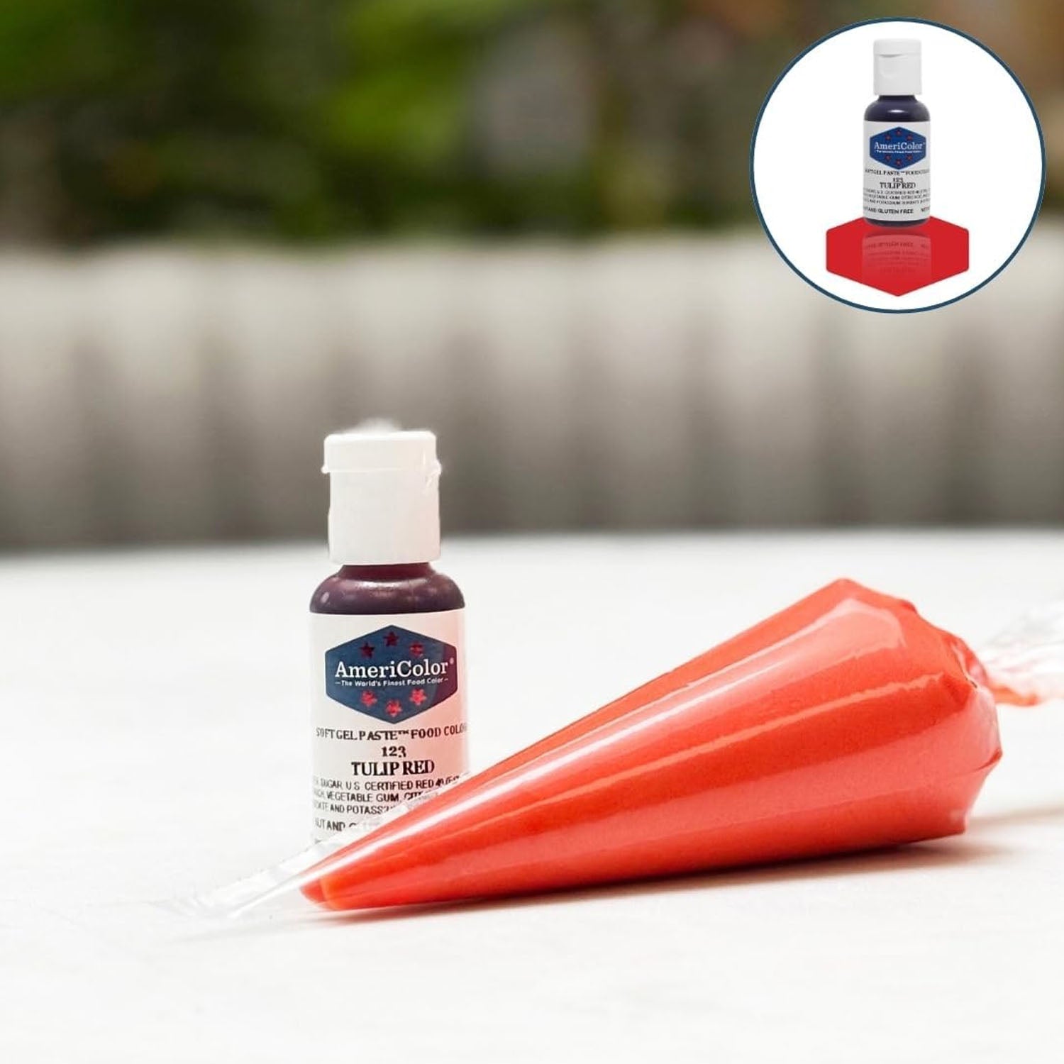 Soft Gel Paste AmeriColor Soft Gel Paste - TULIP RED - Food Coloring