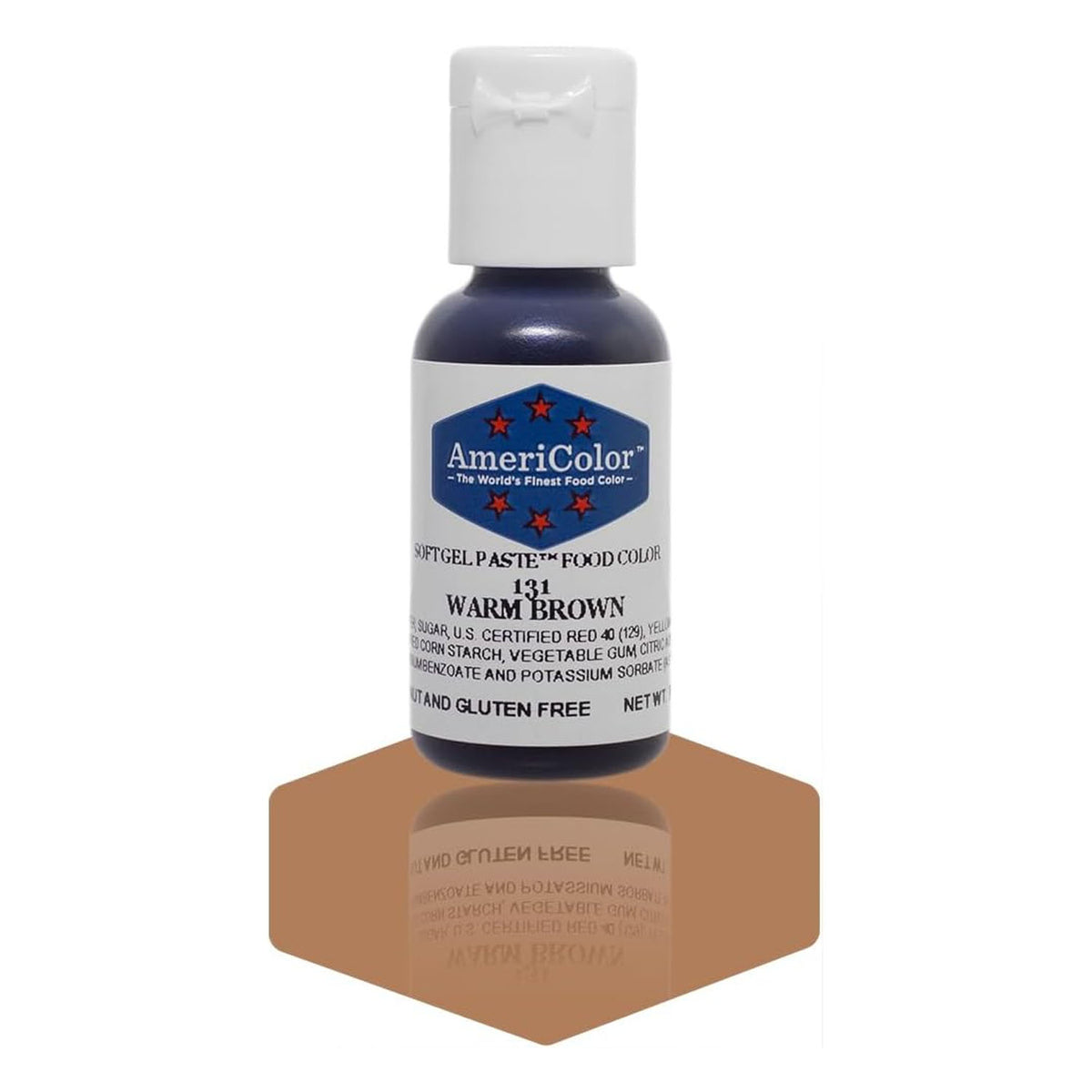 Soft Gel Paste AmeriColor Soft Gel Paste - WARM BROWN - Food Coloring