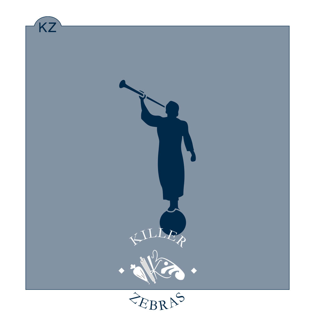 5.5 x 5.5 Stencil Angel Moroni Stencil