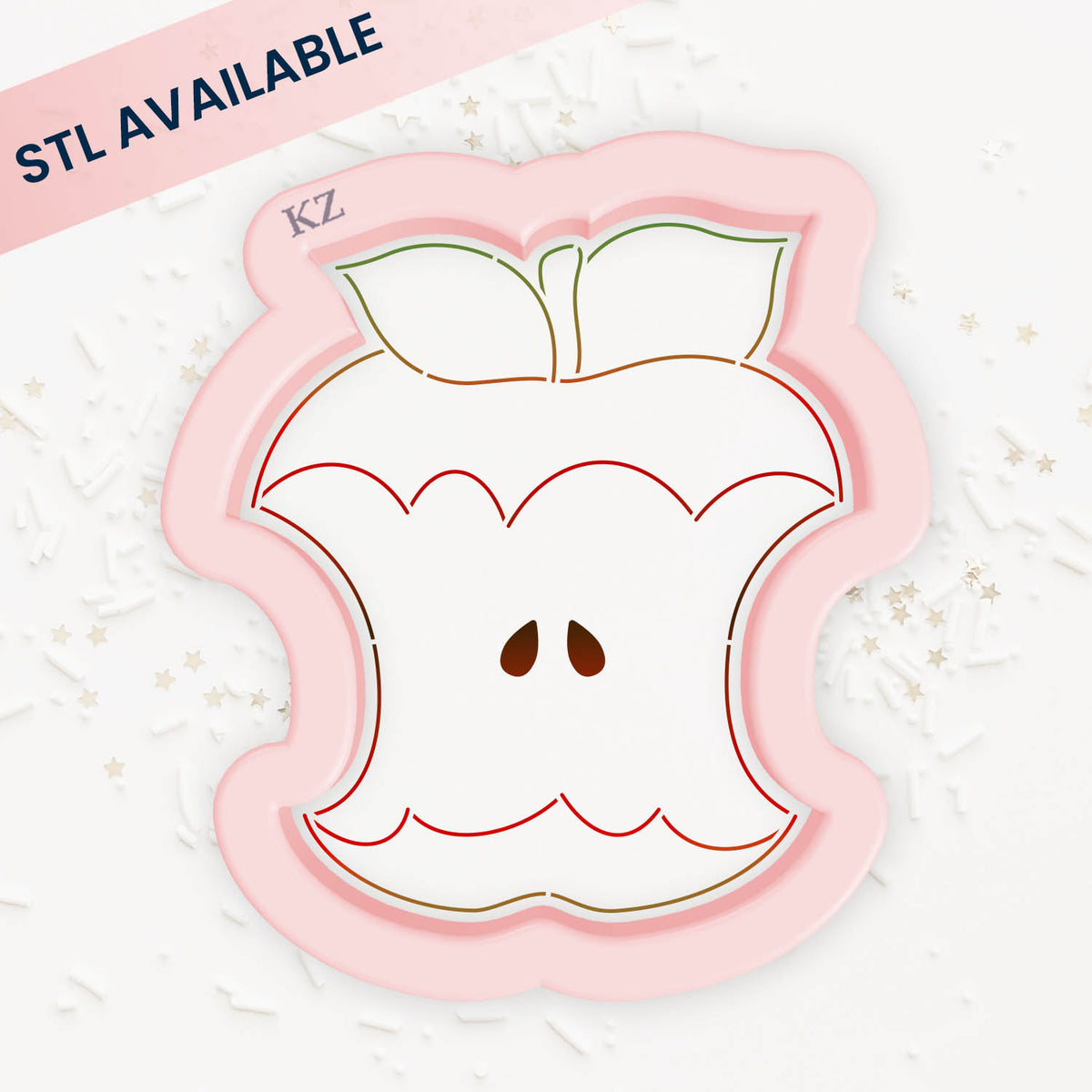 Cookie Cutters Apple Core Cutter/Stencil