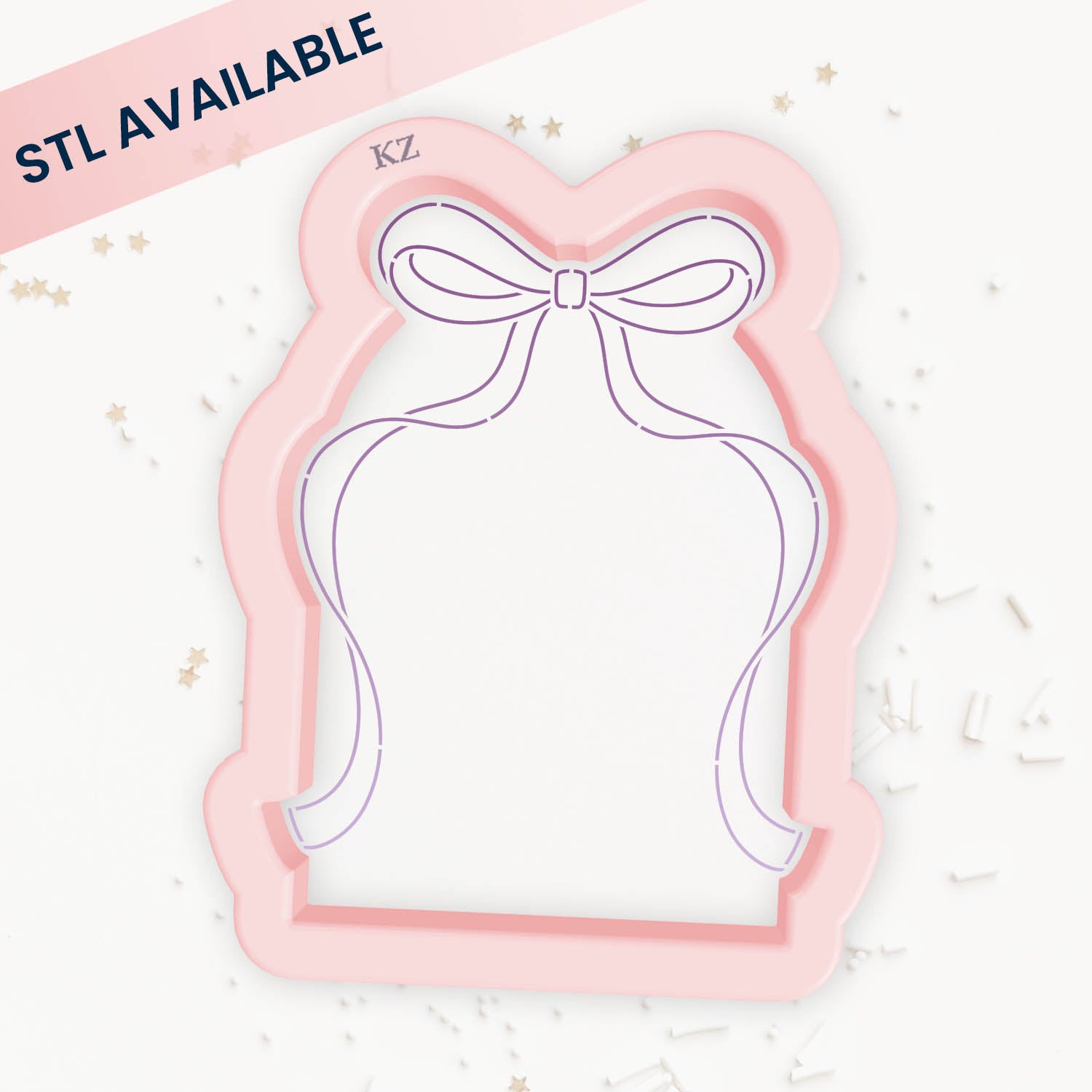 Cookie Cutters Arch Bow Plaque Cutter/Stencil