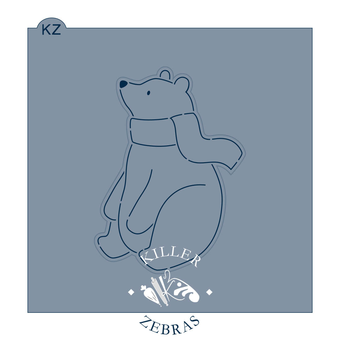 Cookie Cutters Arctic Polar Bear Cutter/Stencil