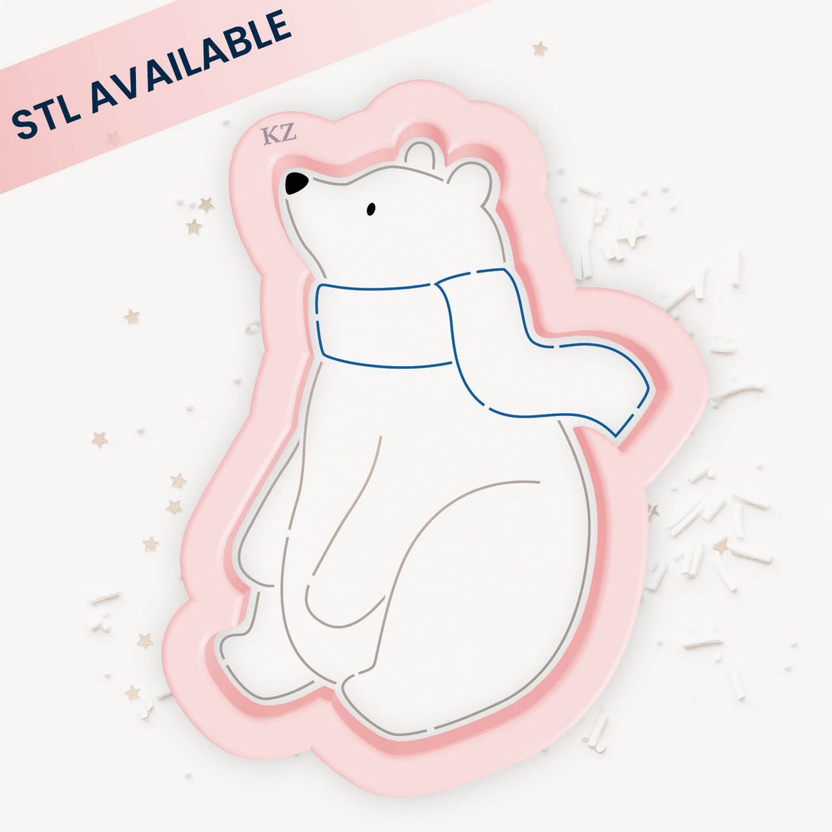 Cookie Cutters Arctic Polar Bear Cutter/Stencil