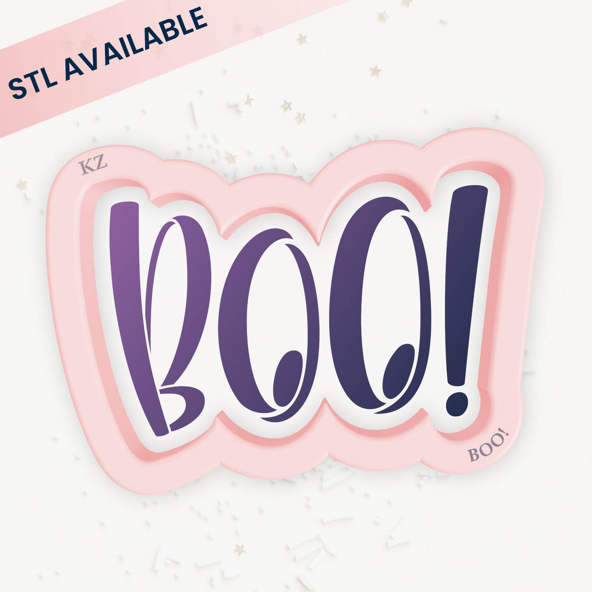 Cookie Cutters BOO! Hand Lettered