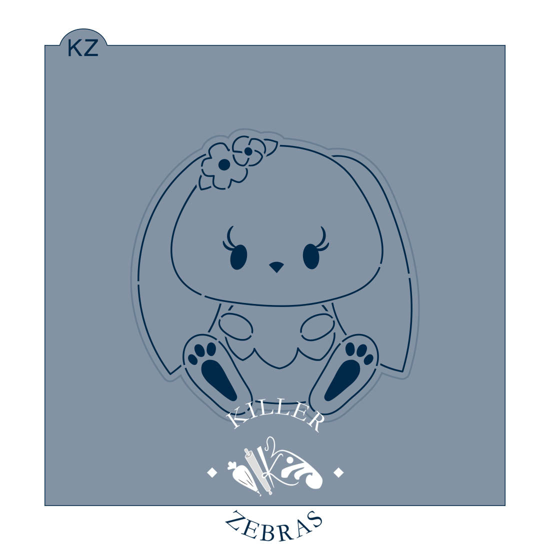 Cookie Cutters Baby Bunny – Cookie Cutter & Stencil Set