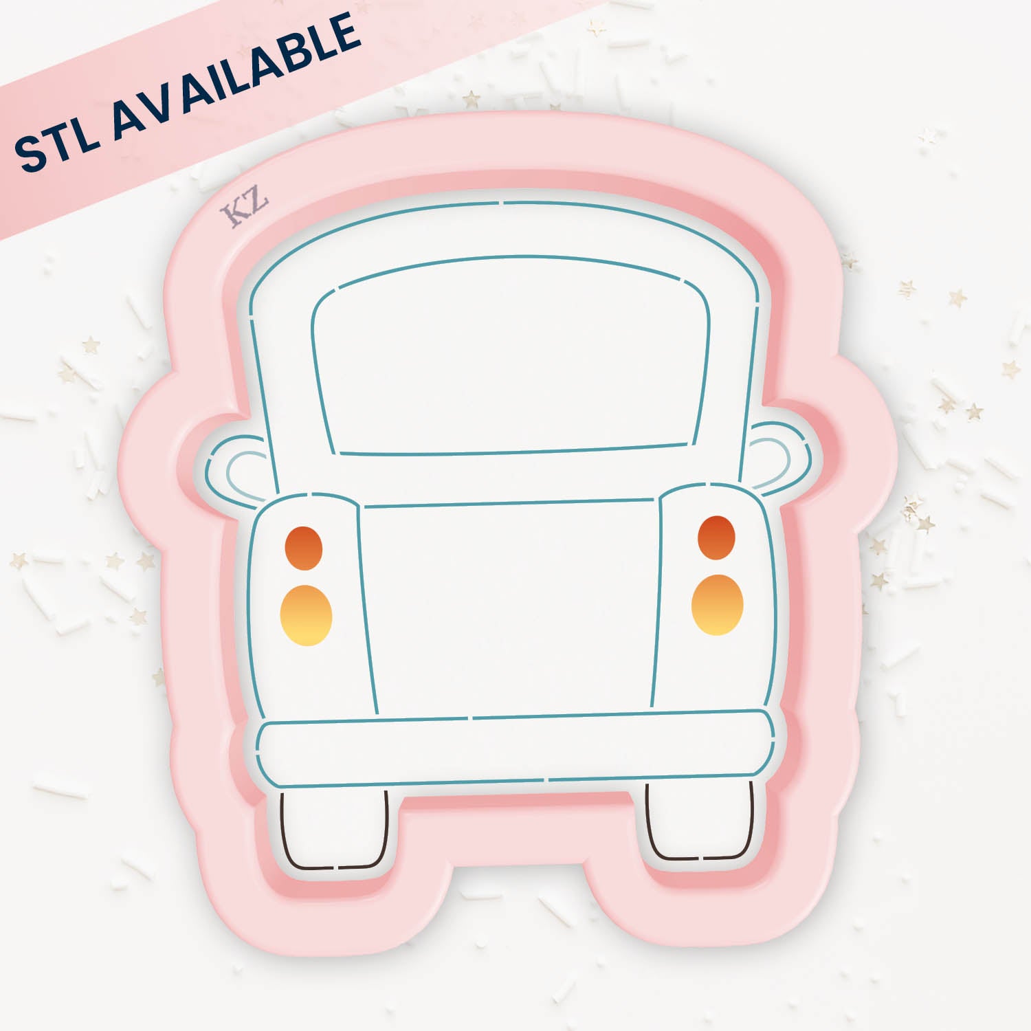 Cookie Cutters Back of Truck – Cookie Cutter & Stencil Set