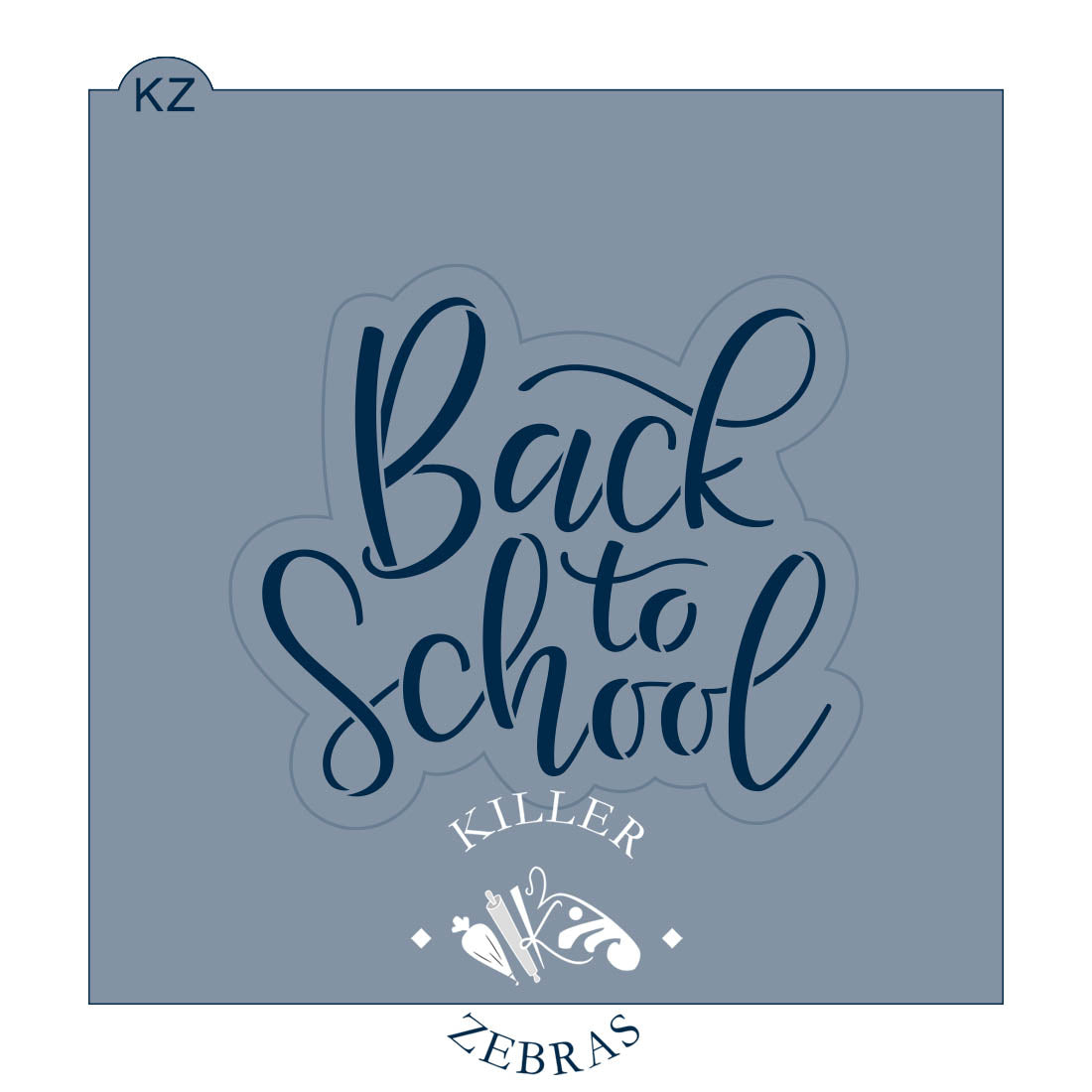 Cookie Cutters Back To School – Cookie Cutter & Stencil Set