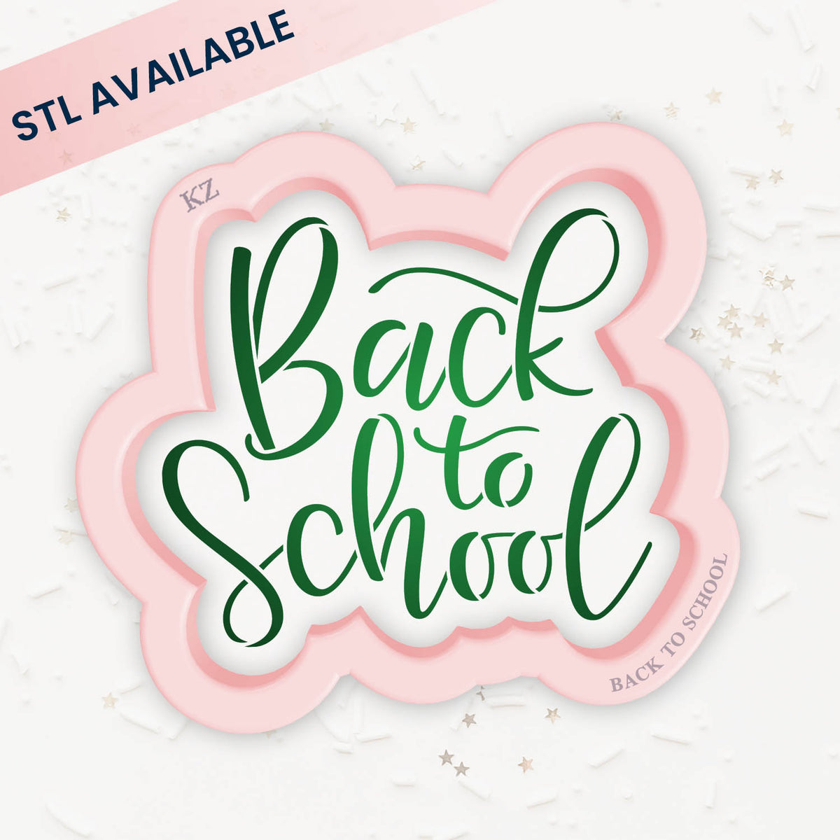 Cookie Cutters Back To School – Cookie Cutter &amp; Stencil Set