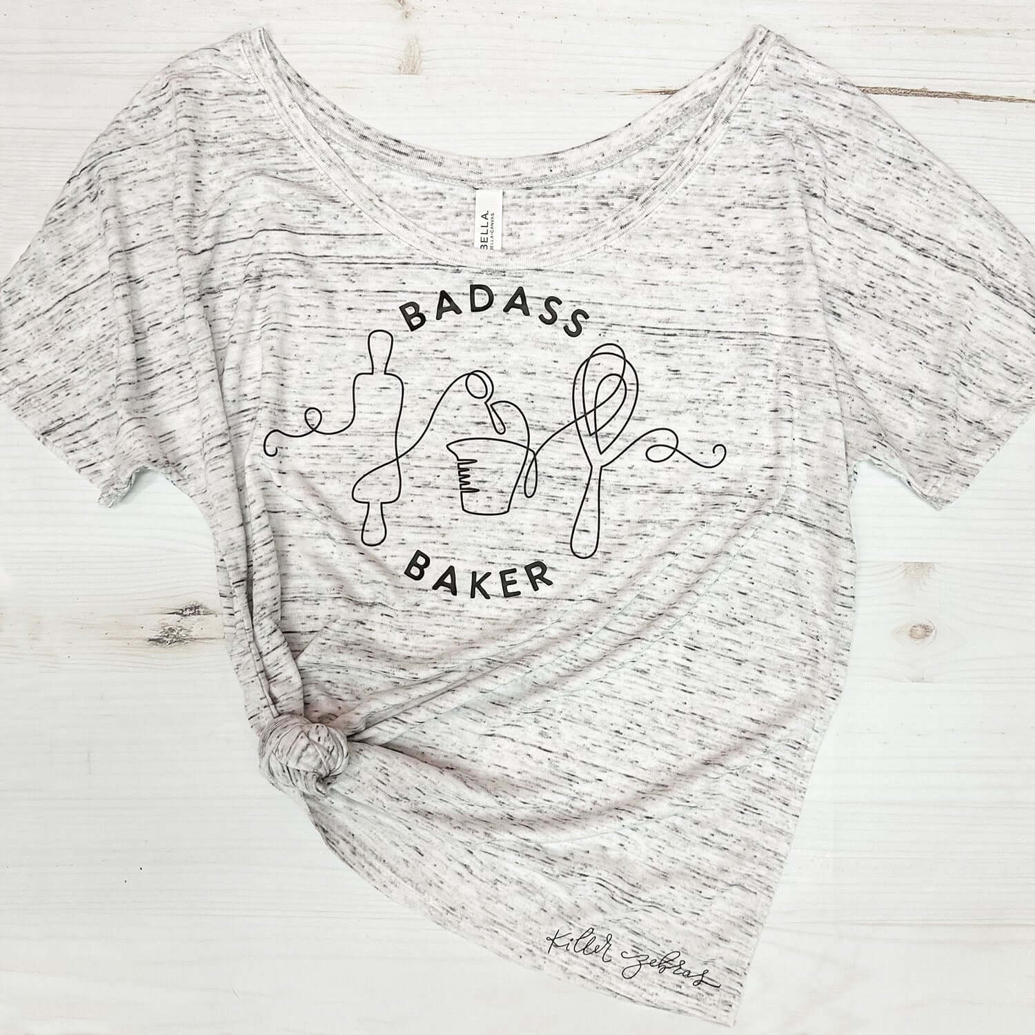 Shirts Badass Baker Women's Slouchy Tee