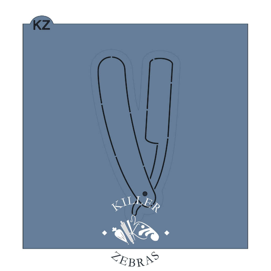 Cookie Cutters Barber Straight Razor Cutter/Stencil