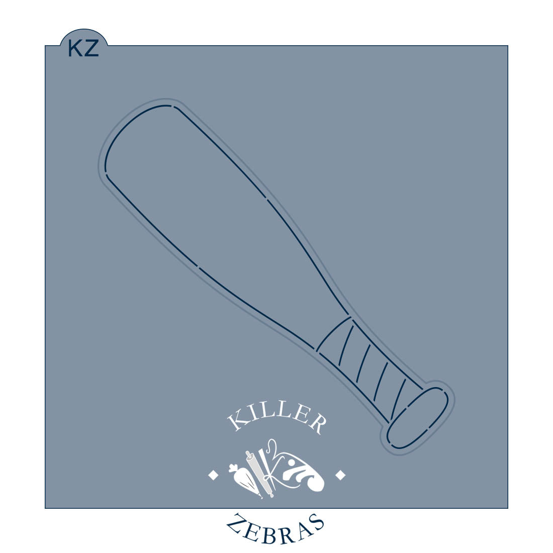 Cookie Cutters Baseball Bat – Cookie Cutter &amp; Stencil Set