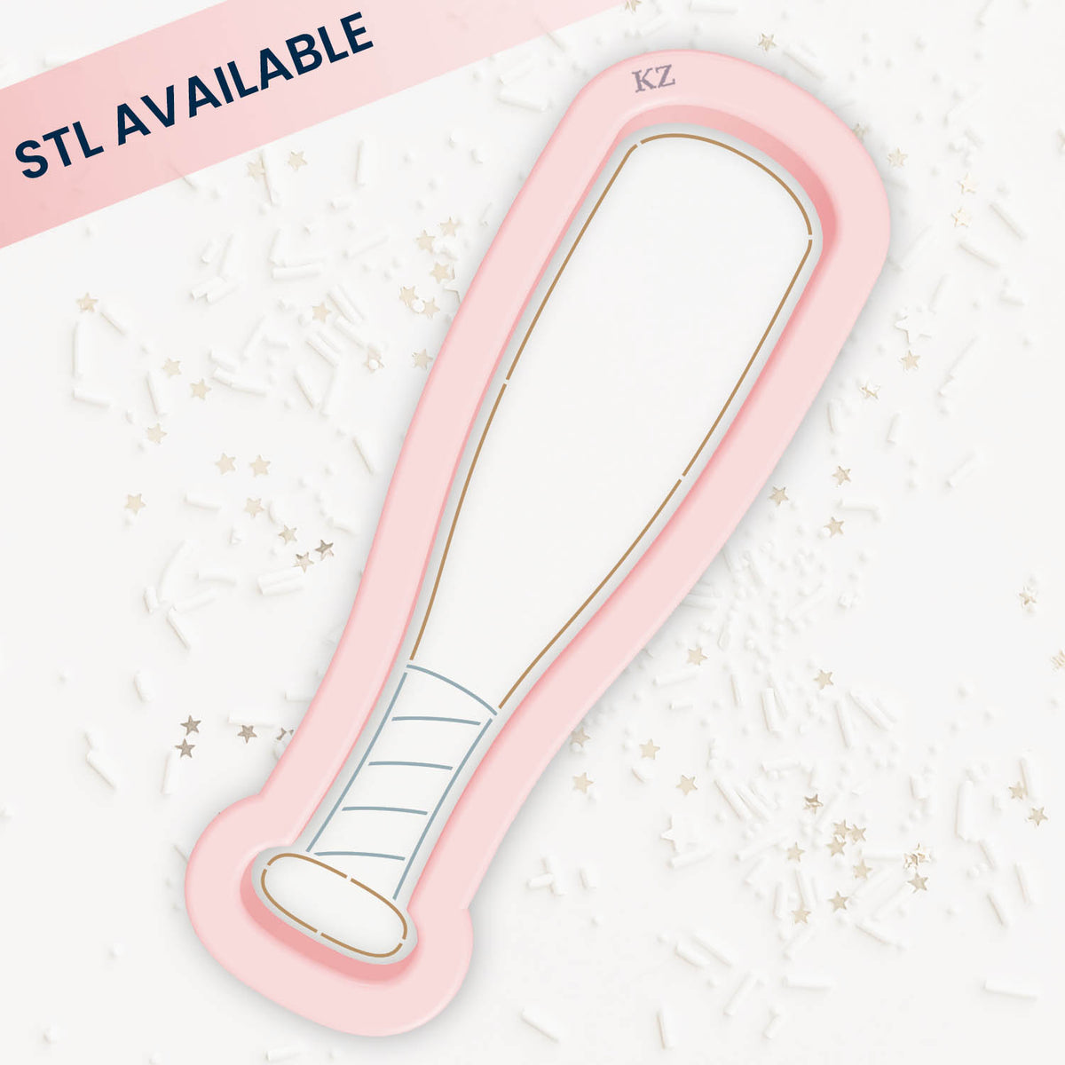 Cookie Cutters Baseball Bat – Cookie Cutter &amp; Stencil Set