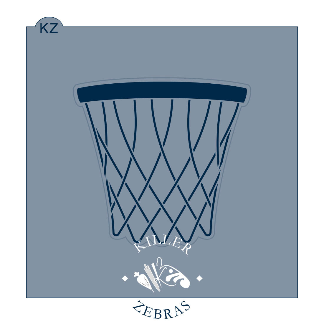 Cookie Cutters Basketball Net – Cookie Cutter & Stencil Set