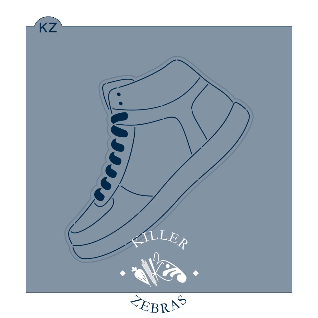 Cookie Cutters Basketball Shoe – Cookie Cutter & Stencil Set