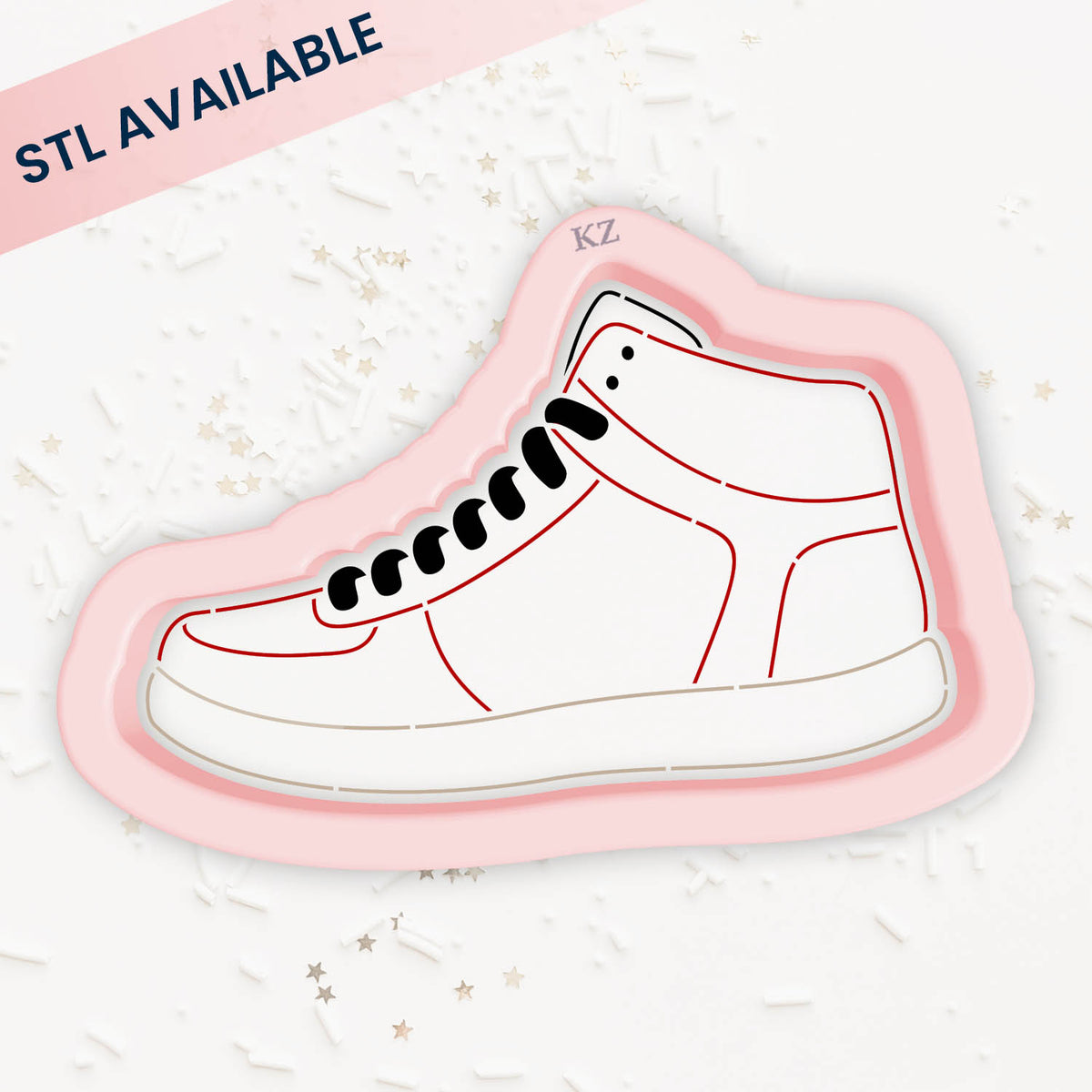 Cookie Cutters Basketball Shoe – Cookie Cutter &amp; Stencil Set