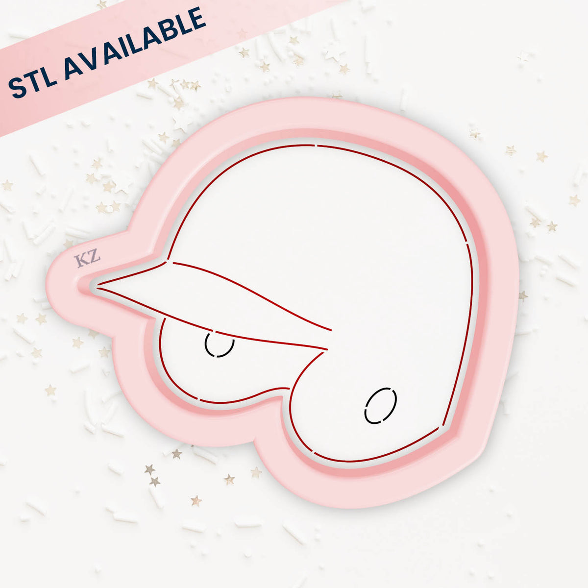 Cookie Cutters Batting Helmet – Cookie Cutter &amp; Stencil Set