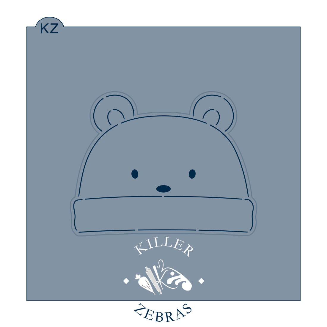 Cookie Cutters Bear Beanie Cutter/Stencil