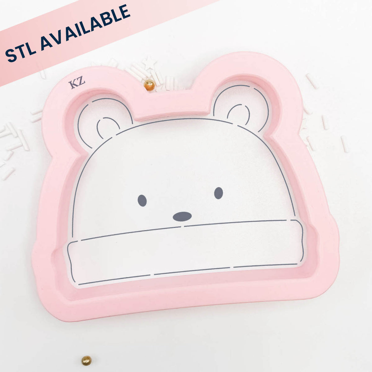 Cookie Cutters Bear Beanie Cutter/Stencil