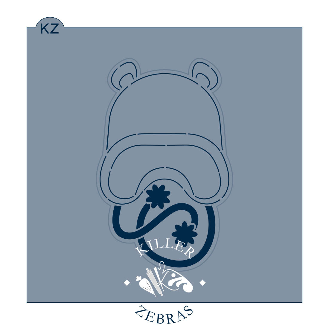 Cookie Cutters Bear Hat Cutter/Stencil