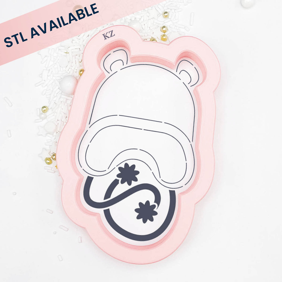 Cookie Cutters Bear Hat Cutter/Stencil