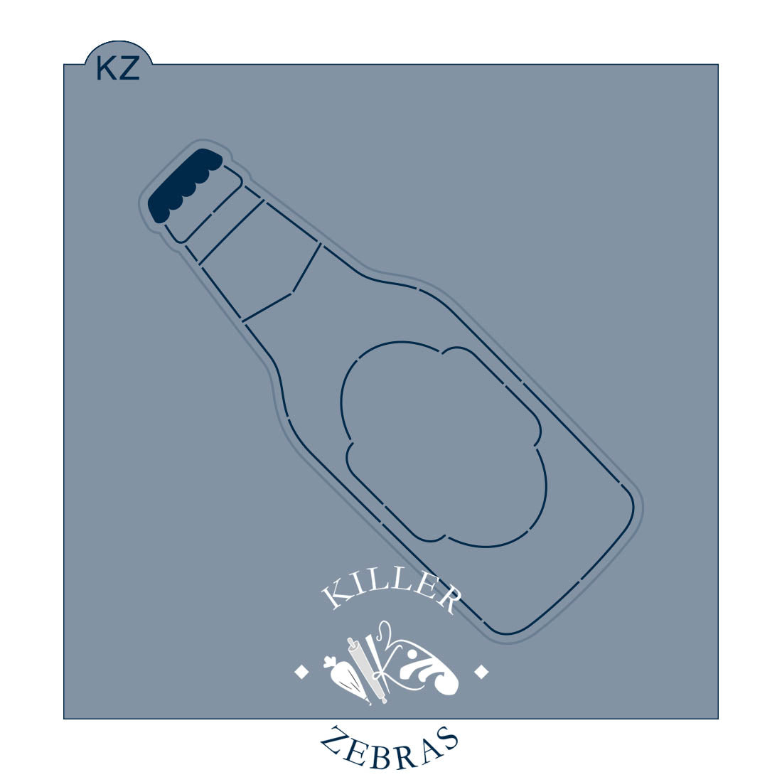 Cookie Cutters Beer Bottle Cutter/Stencil