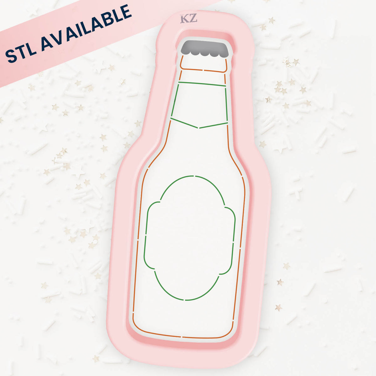 Cookie Cutters Beer Bottle Cutter/Stencil