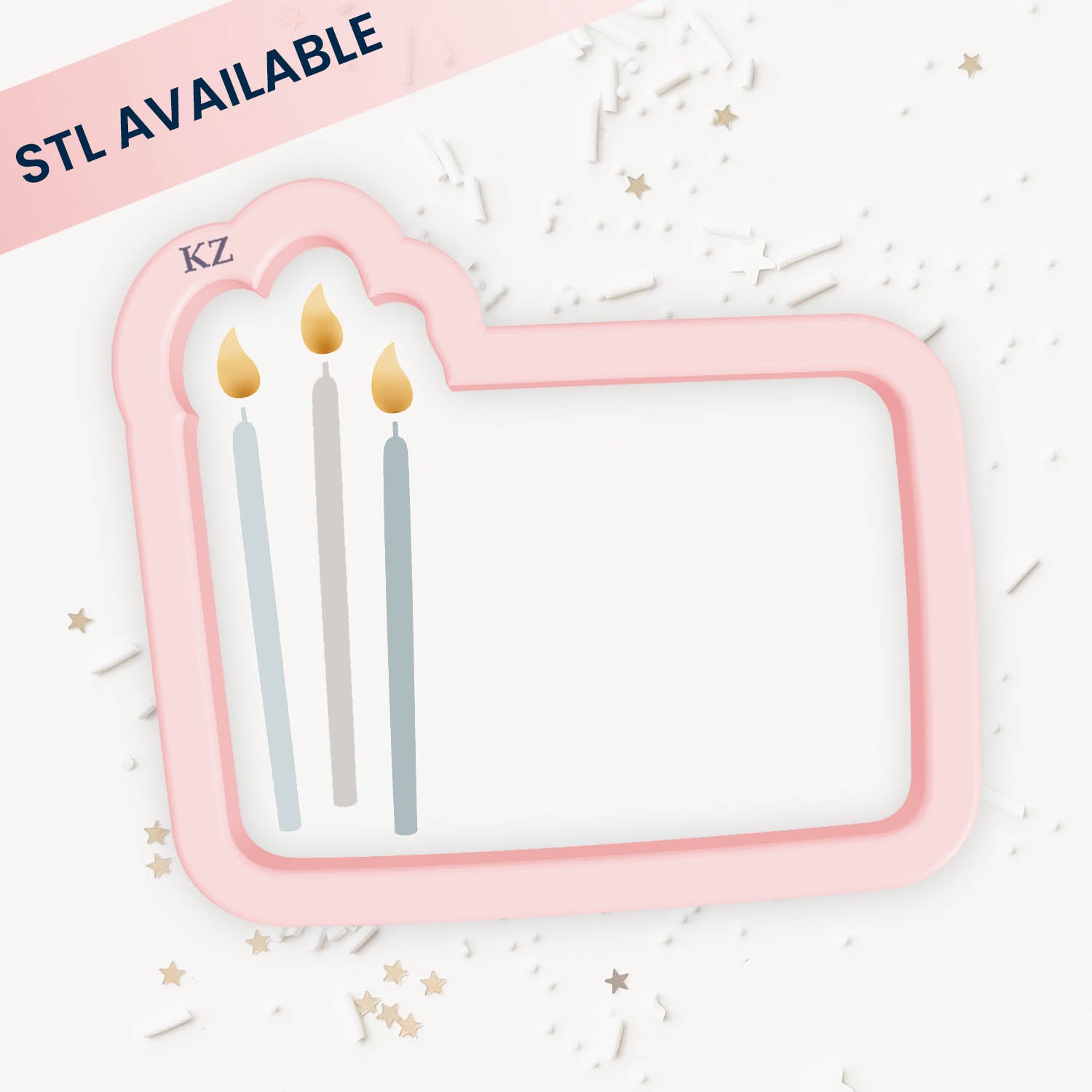 Cookie Cutters Birthday Candle Plaque Cutter/Stencil