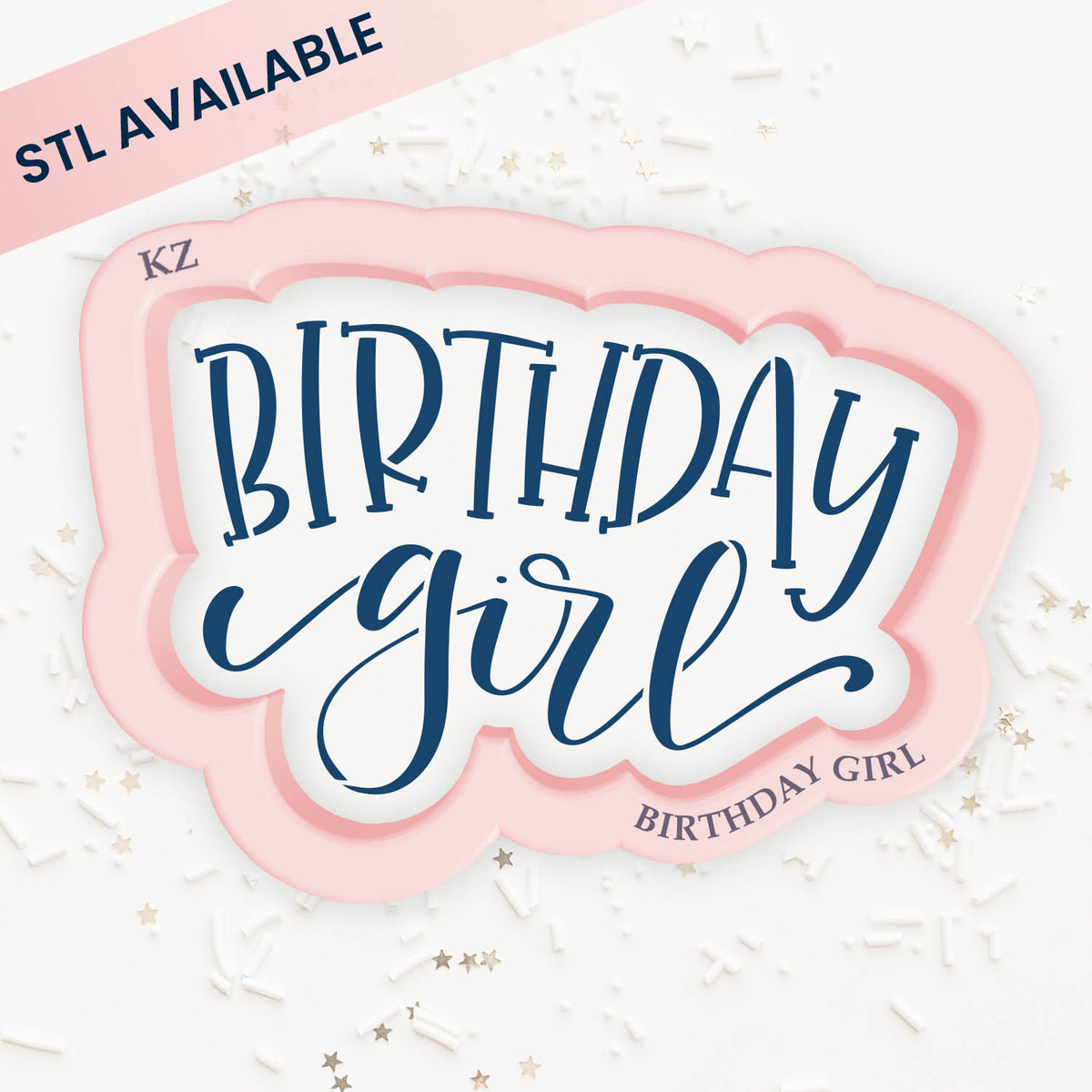 Cookie Cutters Birthday Girl Cutter/Stencil