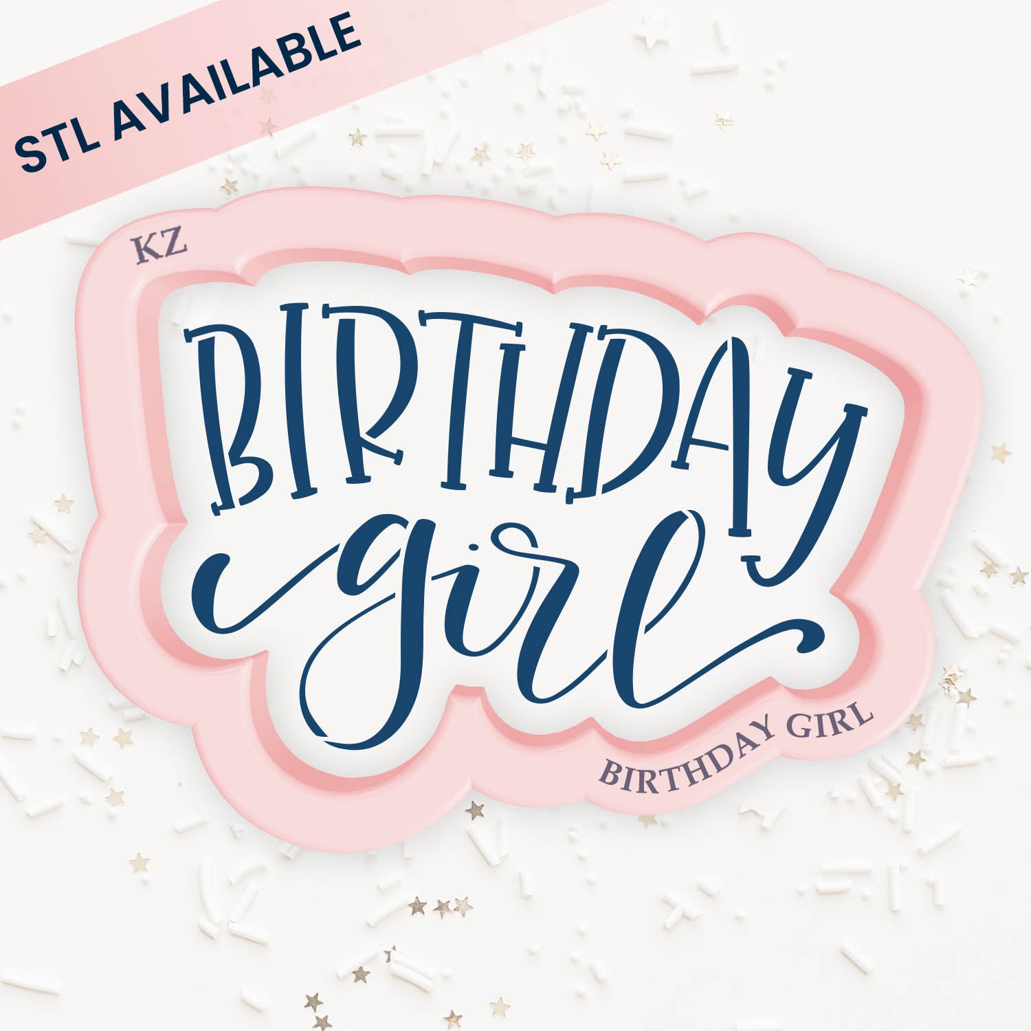 Cookie Cutters Birthday Girl Cutter/Stencil