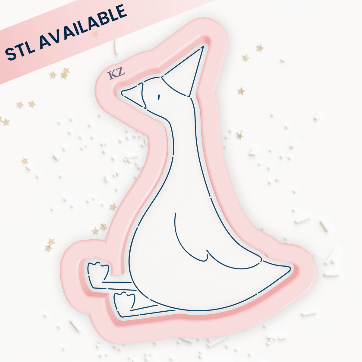 Cookie Cutters Birthday Goose Cutter/Stencil