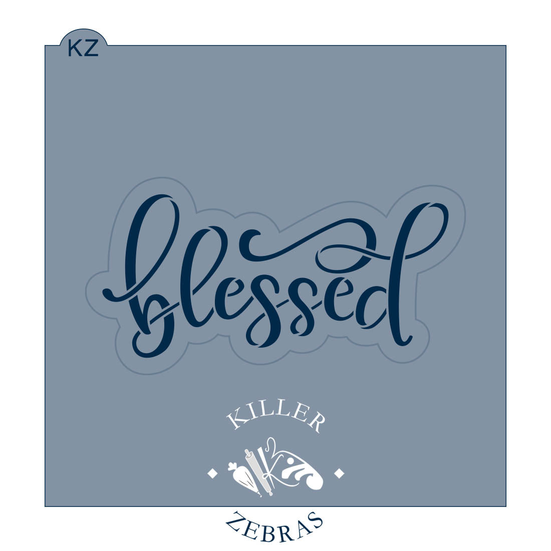 Cookie Cutters Blessed – Cookie Cutter & Stencil Set