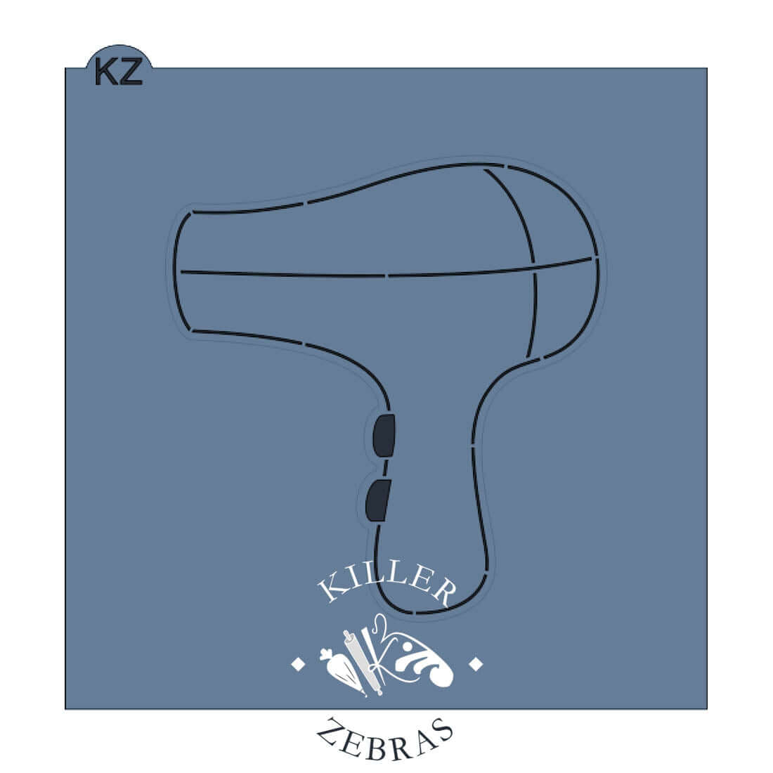 Cookie Cutters Hair Dryer Cutter/Stencil