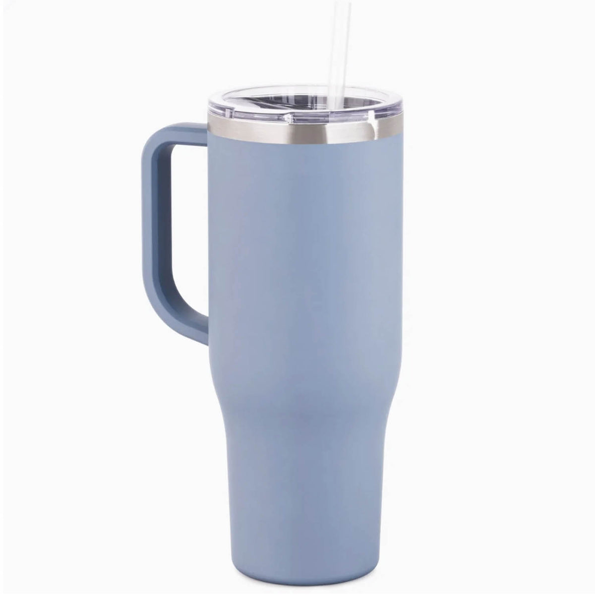 Tumbler Blue Slate Satin Stainless Steel 40 oz. Tumbler with Handle