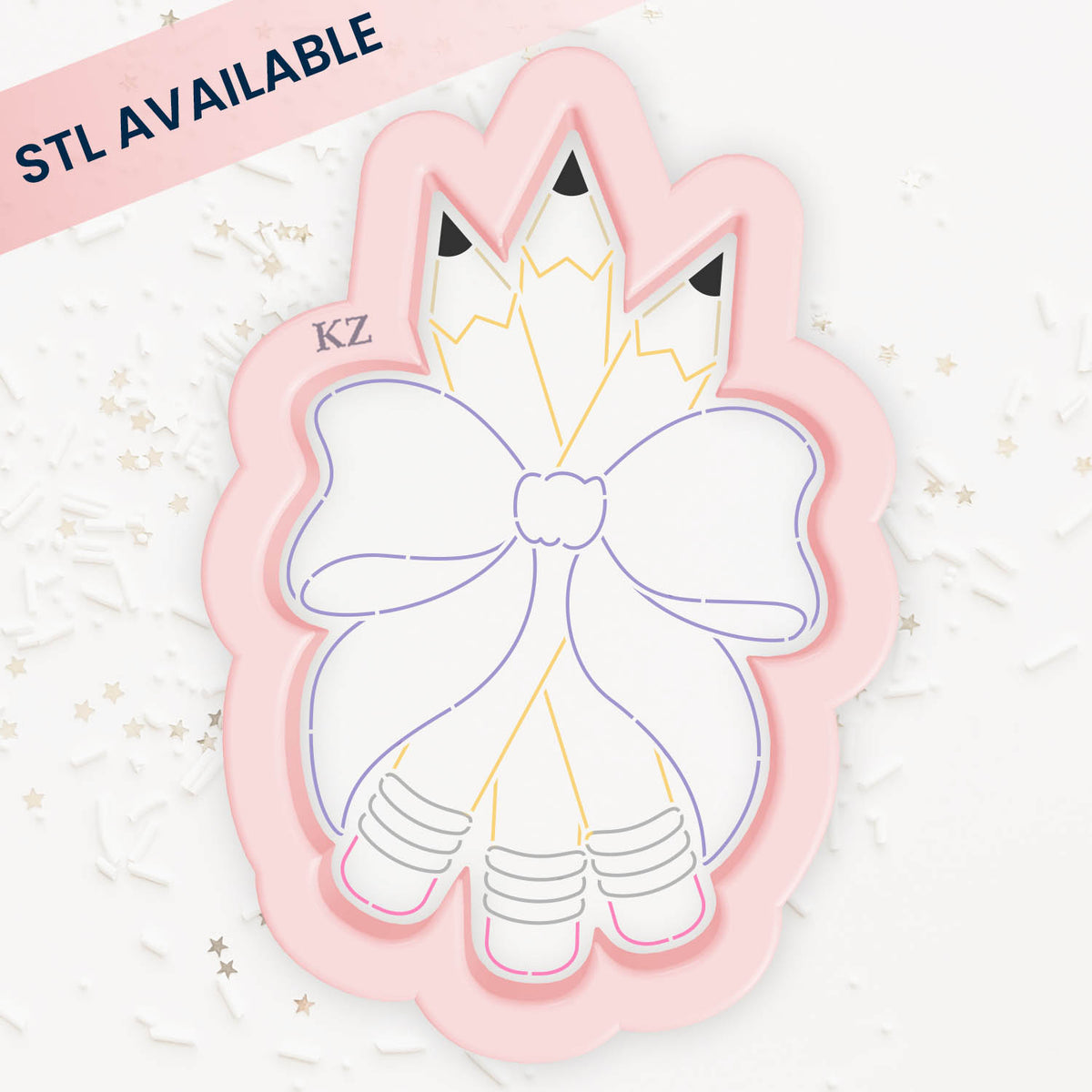 Cookie Cutters Bouquet of Pencils Cutter/Stencil