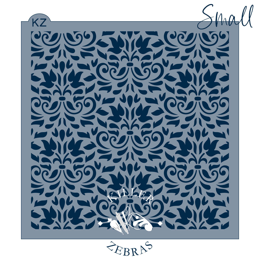 5.5 x 5.5 Stencil Brocade – Cookie Stencil